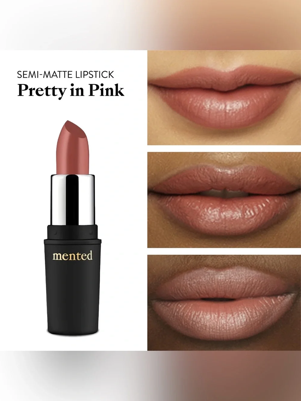 NEW✅ Mented Semi-Matte Lip Color Collection | 5 Full Size Lipsticks $85 Value!